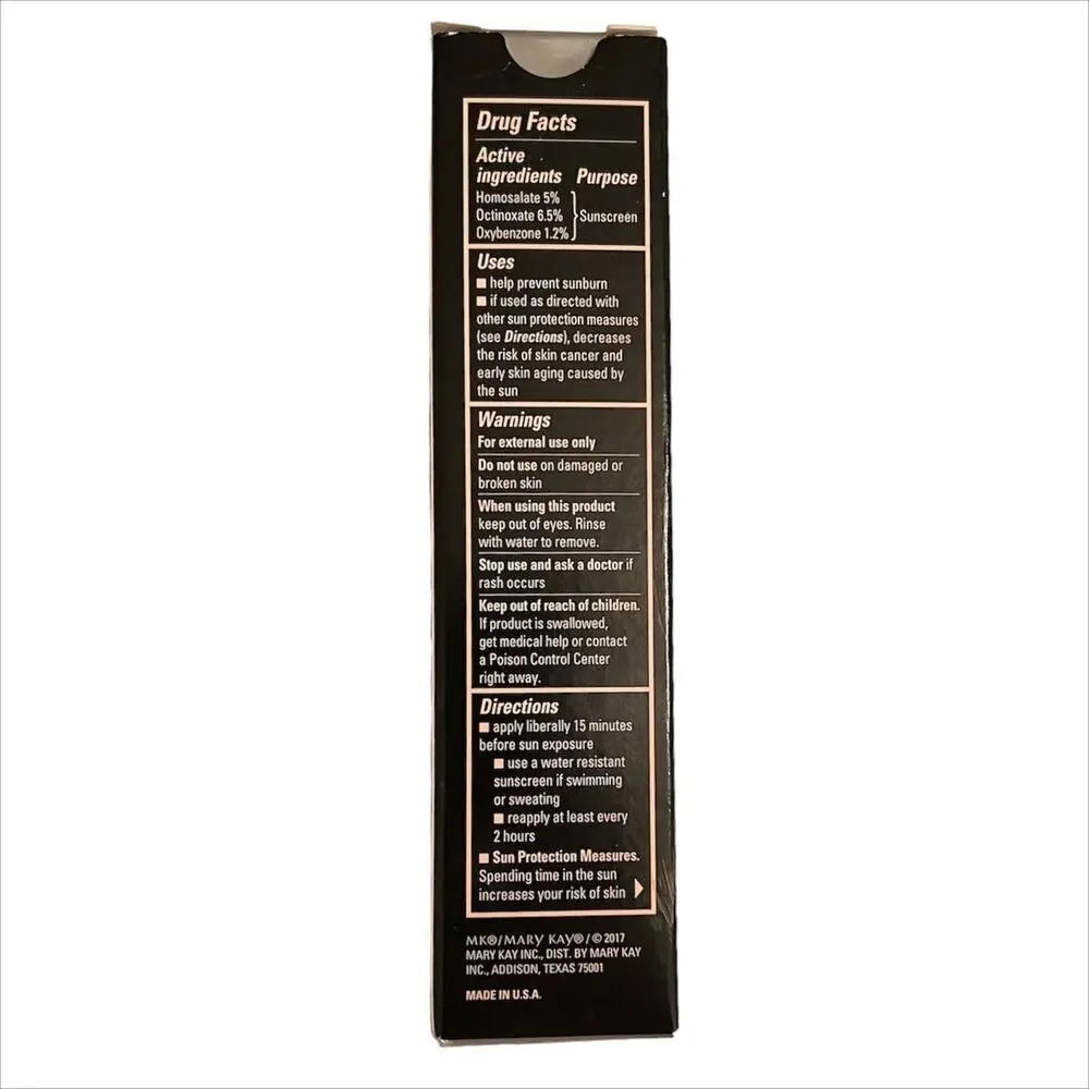 Mary Kay CC Cream Foundation Sunscreen Broad Spectrum SPF 15 Very Deep Expired